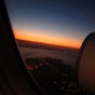 Sonnenaufgang über Melbourne, ca. 6.30 Uhr